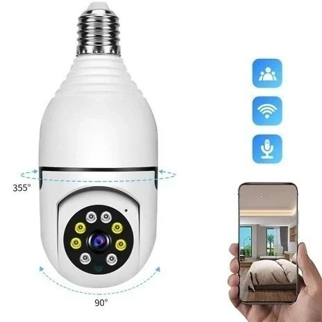 دوربین لامپی چرخش 360 درجه مدل V380