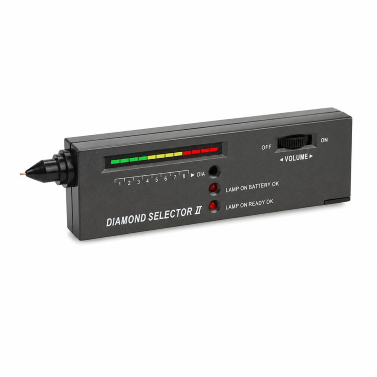 دستگاه تستر الماس و سختی‌سنج سنگ Diamond Selector II | همراه باتری ۹ ولت 6F22