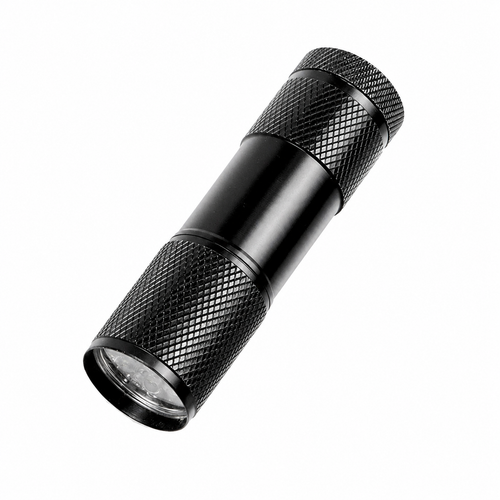 چراغ قوه یووی ۹ LED | بدنه آلومینیومی ۳۹۵ نانومتر