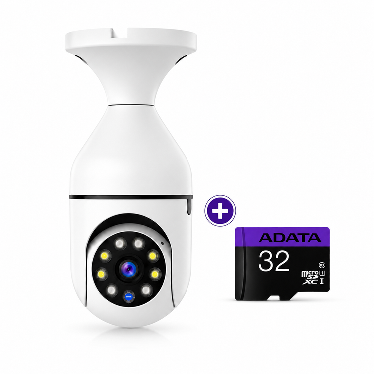 دوربین مداربسته لامپی Z-IOT CAM | وای فای با دید در شب